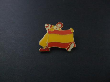 McDonalds Spain ( Spanje) met Spaanse vlag